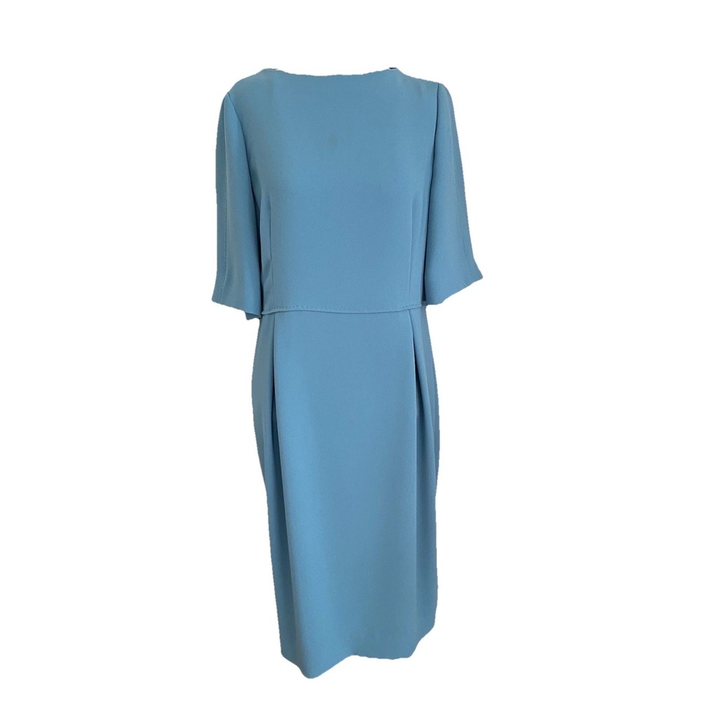 Rachel Roy‎  Blue  Aline Size 14 Carreer Short Sleeve luxury career